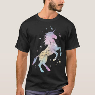 Rainbow Animal Fairy Unicorn Lover Girls Women Gif T-shirt