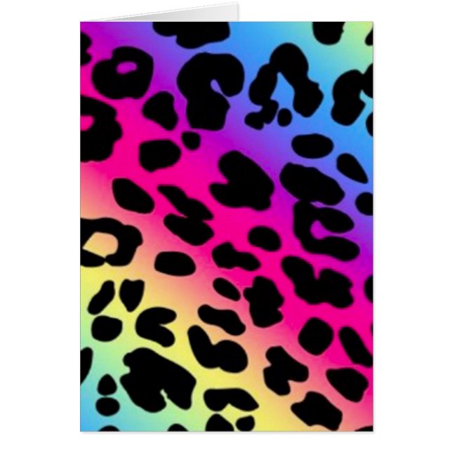 Rainbow Animal Print (Voorkant)