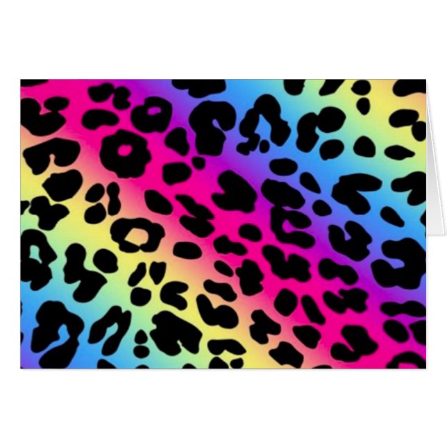 Rainbow Animal Print (Voorkant Horizontaal)