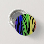 Rainbow Animal Print Button (Voorkant /achterkant)