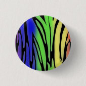 Rainbow Animal Print Button (Voorkant)