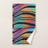 Rainbow Animal Print Huwelijk Housewarming Gift Bad Handdoek (Handdoek)