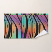 Rainbow Animal Print Huwelijk Housewarming Gift Bad Handdoek (Handdoek)