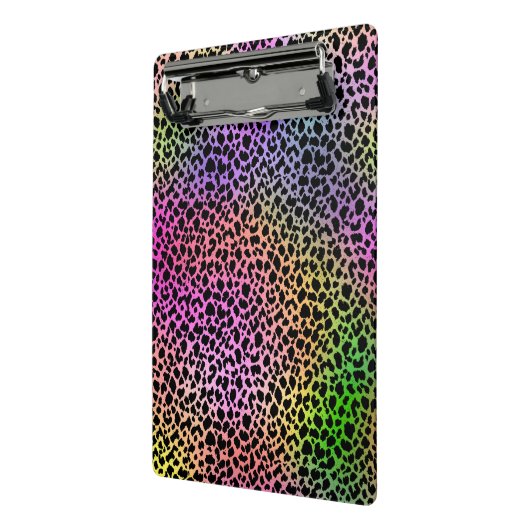 Rainbow Animal Print Mini Klembord (Angled2)