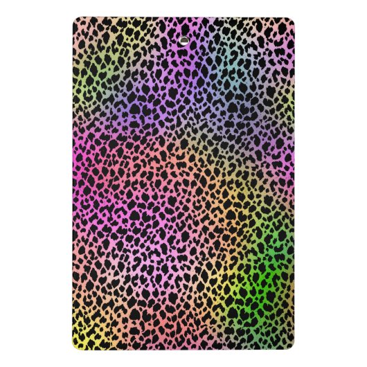 Rainbow Animal Print Mini Klembord (Achterkant)