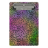 Rainbow Animal Print Mini Klembord (Voorkant)