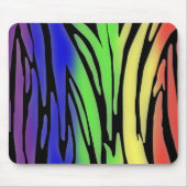 Rainbow Animal Print Mousepad Muismat (Voorkant)