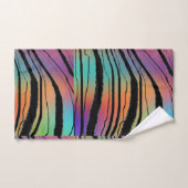 Rainbow Animal Print Poly Katoen Ba Bad Handdoek (Handdoek)