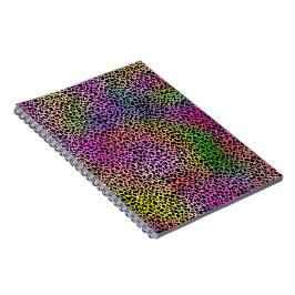 Rainbow Animal Print Spiral Notitieboek