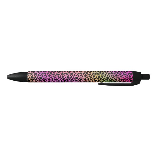 Rainbow Animal Print Zwarte Inkt Pen (Bodem)