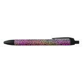Rainbow Animal Print Zwarte Inkt Pen (Bovenkant)
