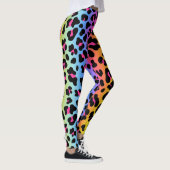 Rainbow-animalier afdrukken leggings (Rechts)