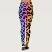 Rainbow-animalier afdrukken leggings (Achterkant)