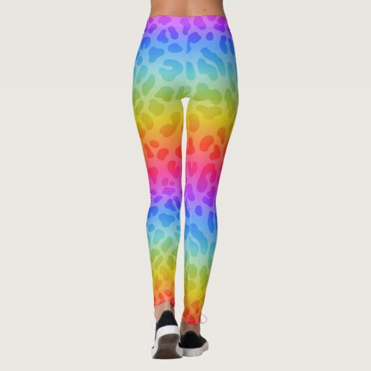Rainbow animalier leggings (Achterkant)