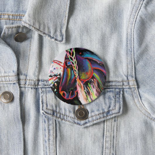 Rainbow Appaloosa Button (In situ)