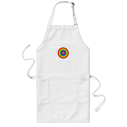 Rainbow Apron Lang Schort (Voorkant)