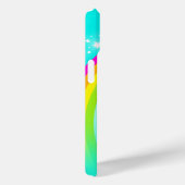 Rainbow aqua sterren felle sky hoesje (Achterkant / Rechts)