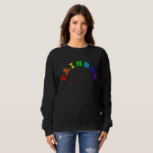 Rainbow Arc Word Sweatshirt (Voorkant volledig)