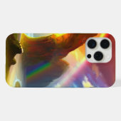 Rainbow Arch Haven: een fantasielandschap iPhone Hoesje (Achterkant horizontaal)