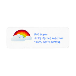 Rainbow Arch Mailing Labels