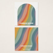 Rainbow Arch Oorbel Ketting Sieraden Display Kaart (Voorkant /achterkant)