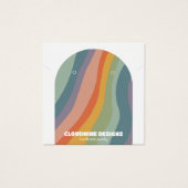 Rainbow Arch Oorbel Ketting Sieraden Display Kaart (Voorkant)