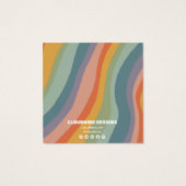 Rainbow Arch Oorbel Ketting Sieraden Display Kaart (Achterkant)