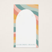 Rainbow Arch Oorbel Ketting Sieraden Display Kaart (Voorkant)