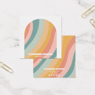 Rainbow Arch Oorbel Ketting Sieraden Display Kaart