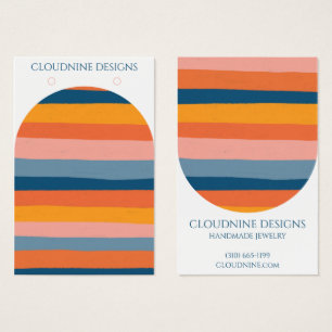 Rainbow Arch Oorbel Ketting Sieraden Display Kaart