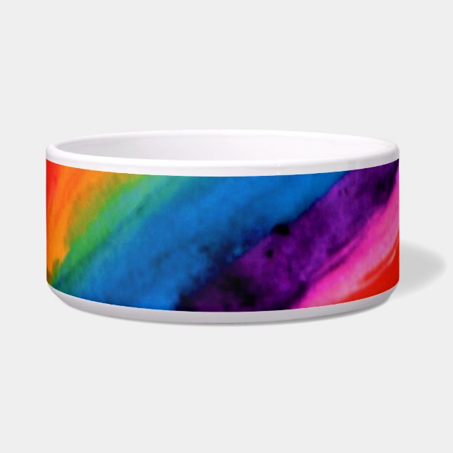 Rainbow Art Bowl Voerbakje (Links)
