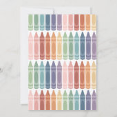 Rainbow Art Craft Verjaardag Kaart (Achterkant)