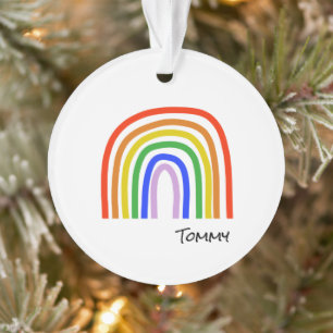 Rainbow Art Kinder NAAM Kleurrijk Modern Fun Ornament