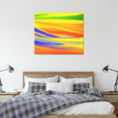 RAINBOW ART VOOR COLORFUL SKY PAINT CANVAS AFDRUK (Insitu (Slaapkamer))