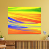RAINBOW ART VOOR COLORFUL SKY PAINT CANVAS AFDRUK (Insitu (Woonkamer))