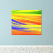 RAINBOW ART VOOR COLORFUL SKY PAINT CANVAS AFDRUK (Insitu (Houten vloer))