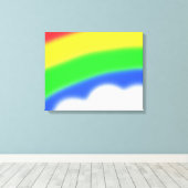 Rainbow Art Wrapped Canvas (Insitu (Houten vloer))