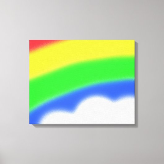 Rainbow Art Wrapped Canvas Afdruk (Voorkant)