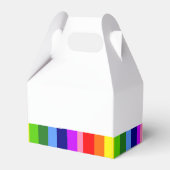 Rainbow Artiest Palet Schilderij Verjaardagsfeest Bedankdoosjes (Achterkant)