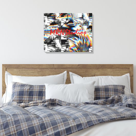 Rainbow Assault Canvas afdrukken (Insitu (Slaapkamer))