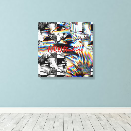 Rainbow Assault Canvas afdrukken (Insitu (Houten vloer))