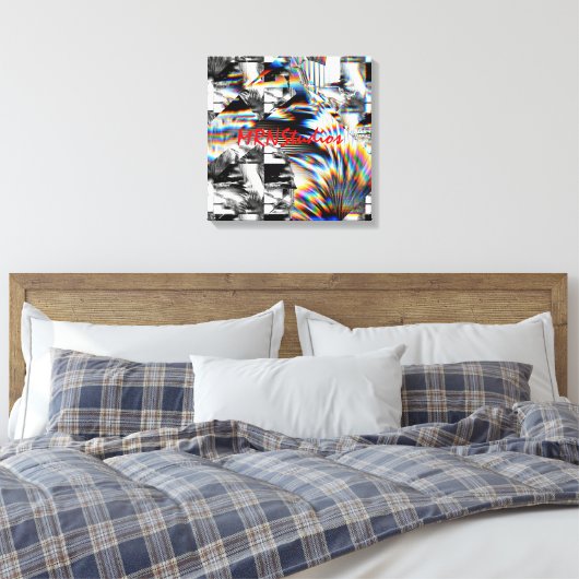 Rainbow Assault Canvas afdrukken (Insitu (Slaapkamer))