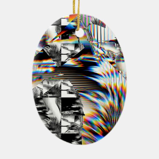 Rainbow Assault Ceramic Ornament (Achterkant)