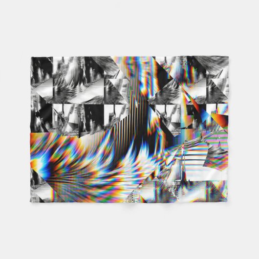 Rainbow Assault Fleece Blanket Deken (Voorkant (Horizontaal))