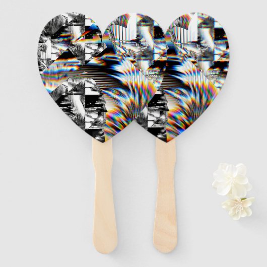 Rainbow Assault Hand Fan Handwaaier (Voorkant en achterkant)