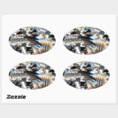 Rainbow Assault Ovale Sticker (Vel)