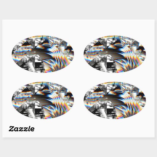 Rainbow Assault Ovale Sticker (Vel)