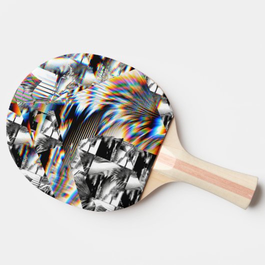 Rainbow Assault Ping Pong Paddle Tafeltennisbatje (Zijkant)