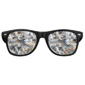 Rainbow Assault Retro Zonnebril (Voorkant)