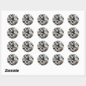 Rainbow Assault Ronde Sticker (Vel)
